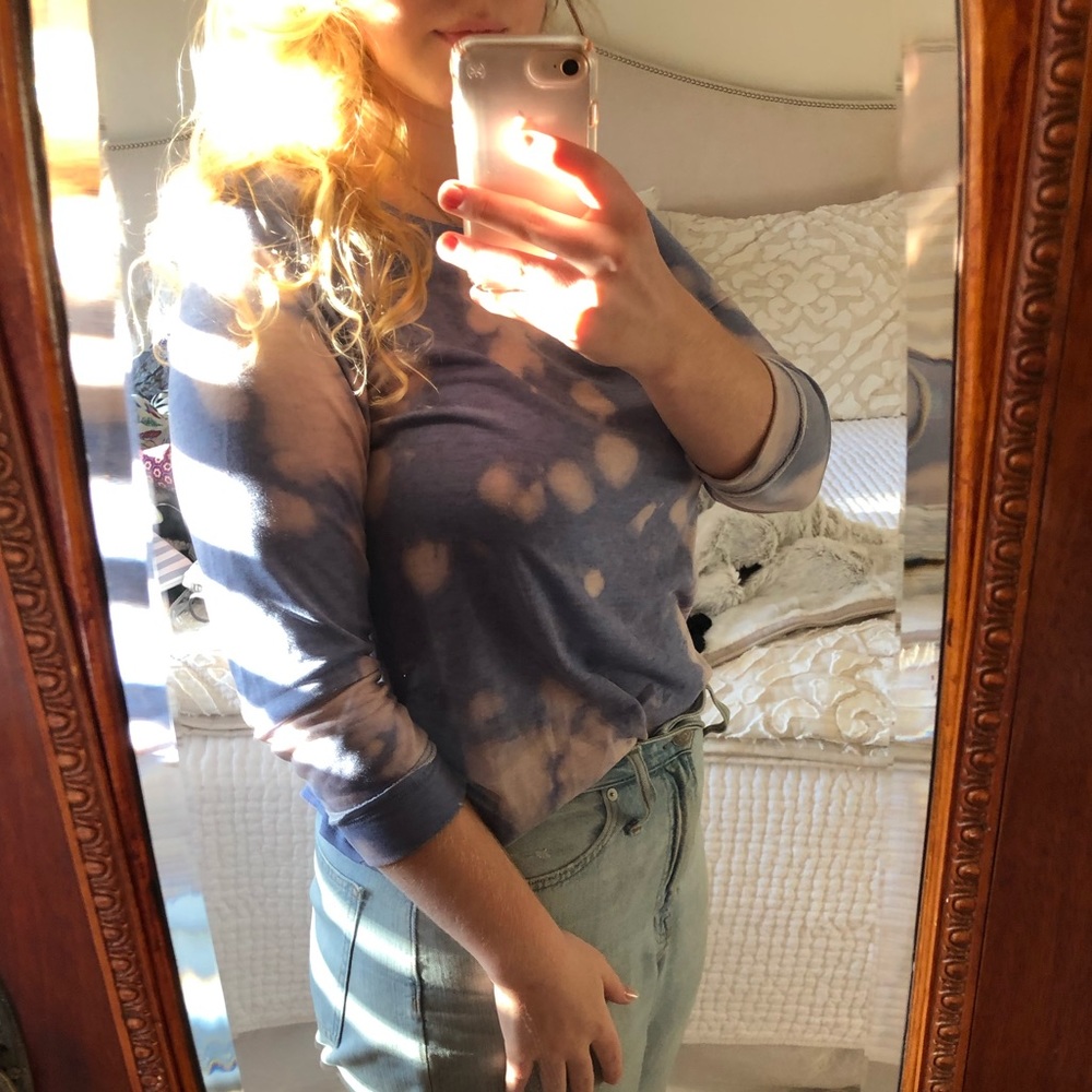 Pink and Lavender Cotton Candy Tie-dye Shirt